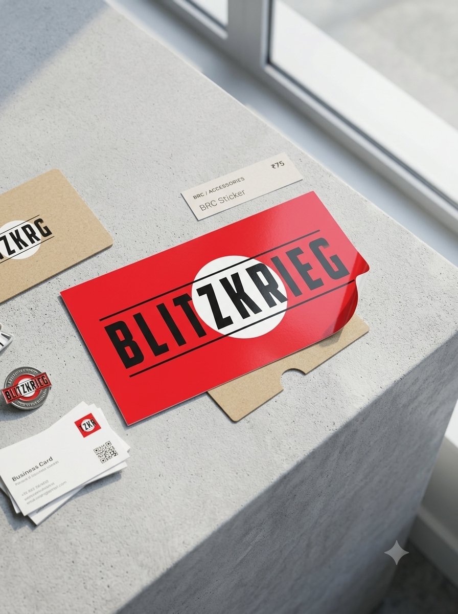 BRC logo sticker